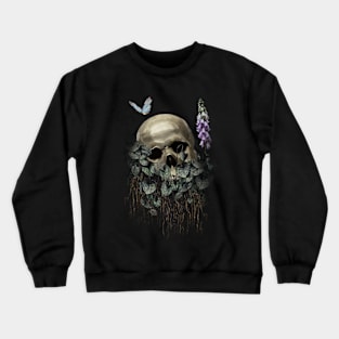 Skull and Nature Crewneck Sweatshirt